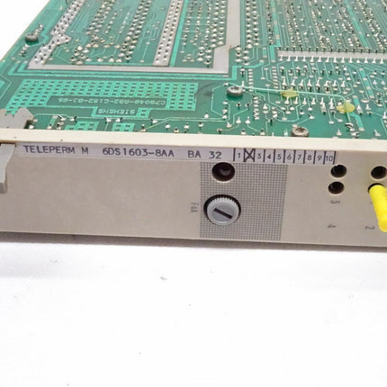 Siemens TELEPERM M 6DS1603-8AA BA 32 E:2 / 6DS1 603-8AA - Maranos.de