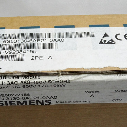 Siemens Smart Line Module 6SL3130-6AE21-0AA0 / Neu OVP - Maranos.de