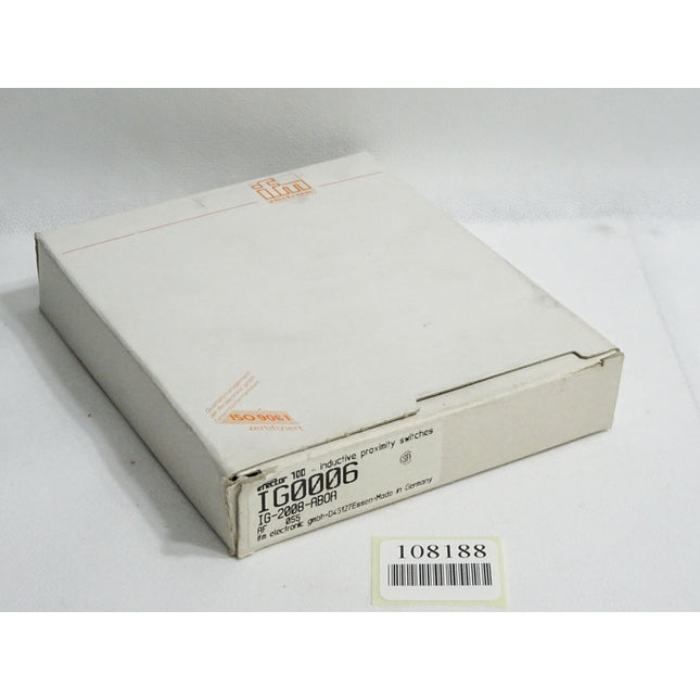 Ifm electronic Induktiver Sensor Efector 100 IG0006 IG-2008-ABOA / Neu OVP - Maranos.de