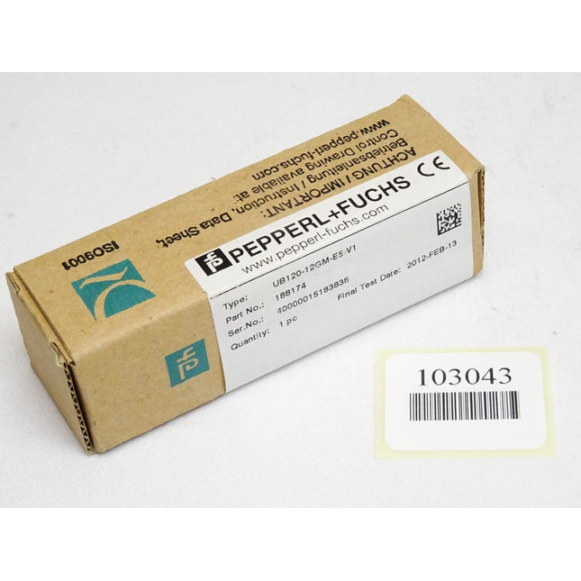 Pepperl+Fuchs Ultraschallsensor UB120-12GM-E5-V1 188174 / Neu OVP - Maranos.de