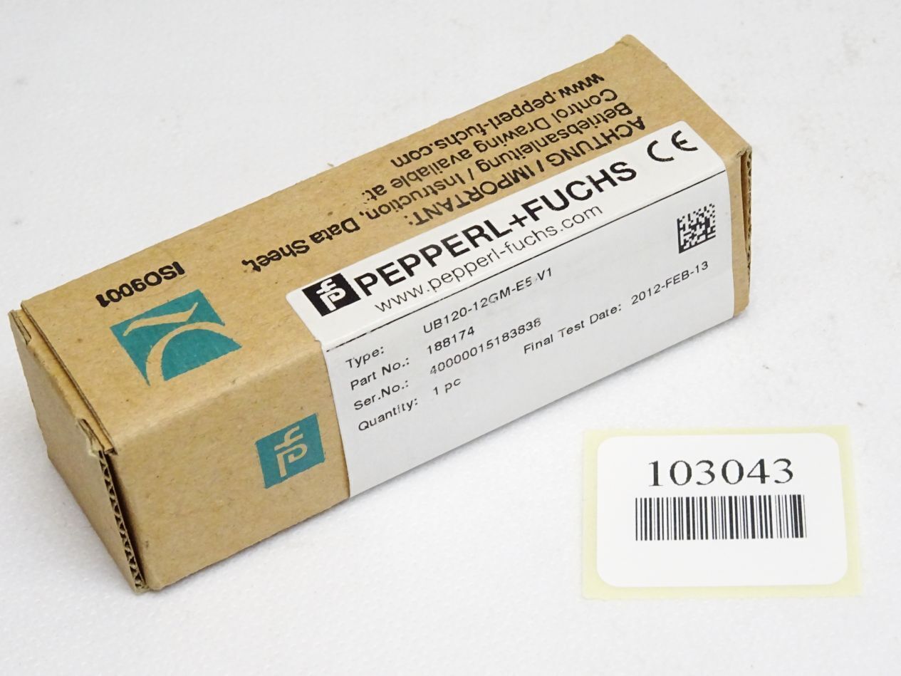 Pepperl + Fuchs UC2000-F43-2KIR2-V17 Ultraschallsensor – Gebraucht, Voll Funktionsfähig Pepperl + Fuchs UC2000-F43-2KIR2-V17 Ultraschallsensor – Gebraucht, Voll Funktionsfähig