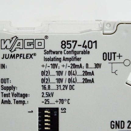 Wago 857-401 Trennverstärker - Maranos.de