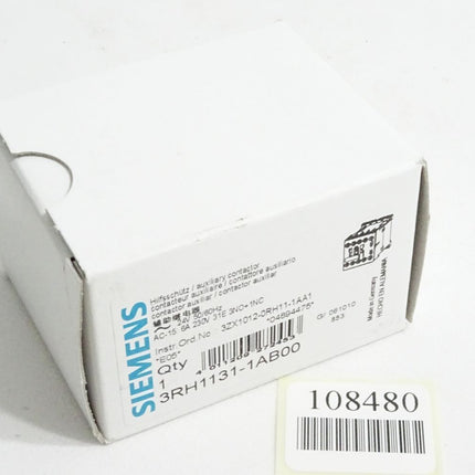 Siemens Hilfsschütz 3RH1131-1AB00 / Neu OVP - Maranos.de