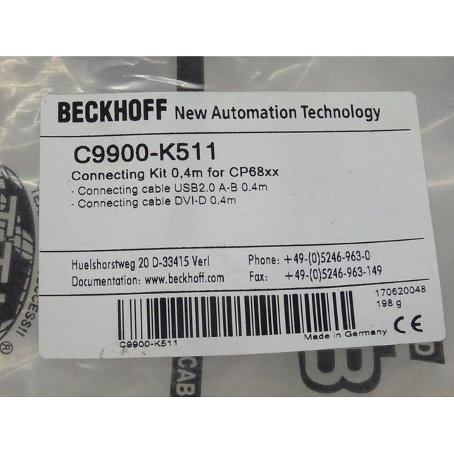 Beckhoff C9900-K511 Connection Kit 0,4m for CP86xx USB2.0 NEU-OVP versiegelt - Maranos.de
