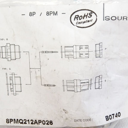 Souriau Connector  8PMQ212AP026 / Neu OVP - Maranos.de