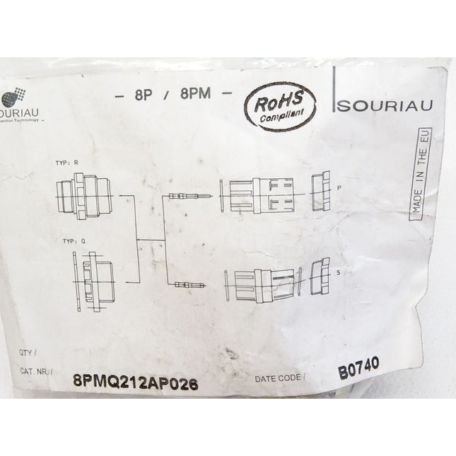 Souriau Connector  8PMQ212AP026 / Neu OVP - Maranos.de