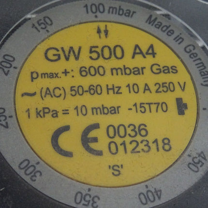 DUNGS Druckwächter 157050 GW500 GW 500 A4 Ag-PG-MS9-V0 st-se / Neu OVP - Maranos.de