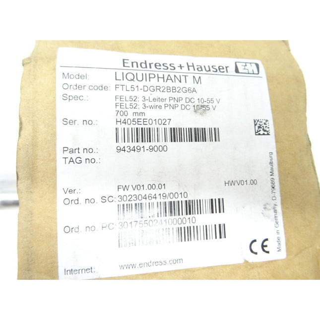 Endress + Hauser Liquiphant M / FTL51-DGR2BB2G6A / Neu OVP - Maranos.de