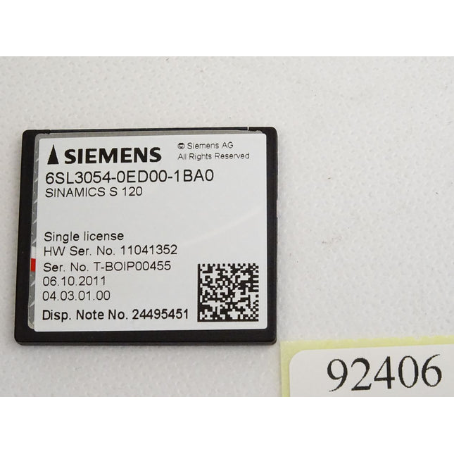 Siemens Sinamics S120 CompactFlash 6SL3054-0ED00-1BA0 - Maranos.de