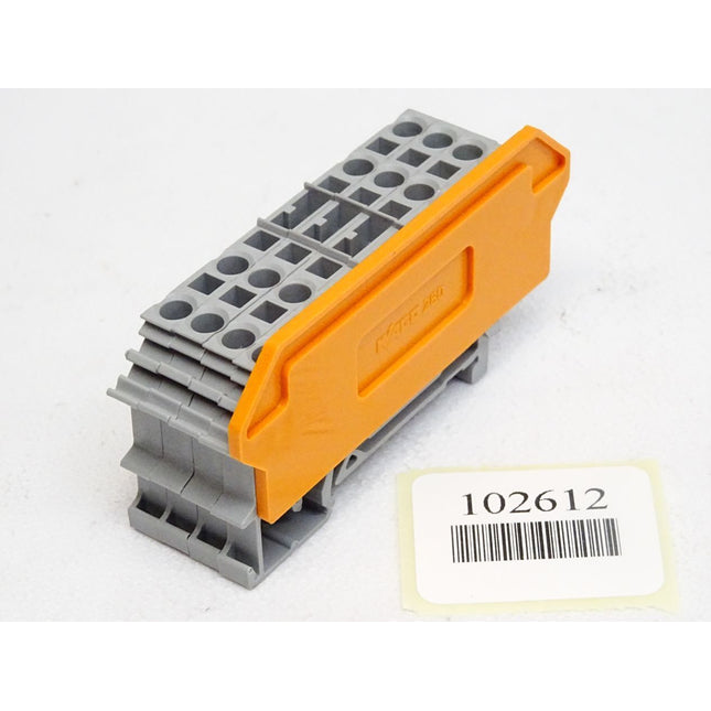 Wago 280-606 400V 10A / Inhalt : 4 Stück + Endplatte / Neu - Maranos.de