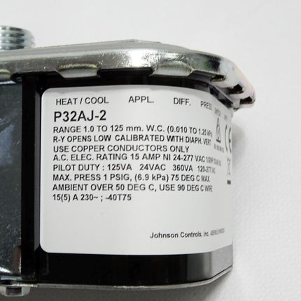 Johnson Controls P32AJ-2C Differenzdruckschalter / Neu OVP - Maranos.de