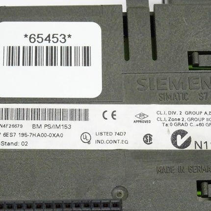 Siemens 6ES7195-7HA00-0XA0 Busmodul 6ES7 195-7HA00-0XA0 E:02 - Maranos.de