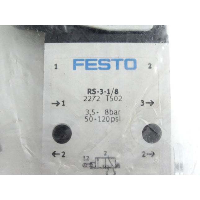Festo 2272 RS-3-1/8 Rollenhebelventil / Neu OVP - Maranos.de
