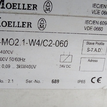 Moeller Van Der Lande Direktstarter RA-MO2.1-W4/C2-060 - Maranos.de