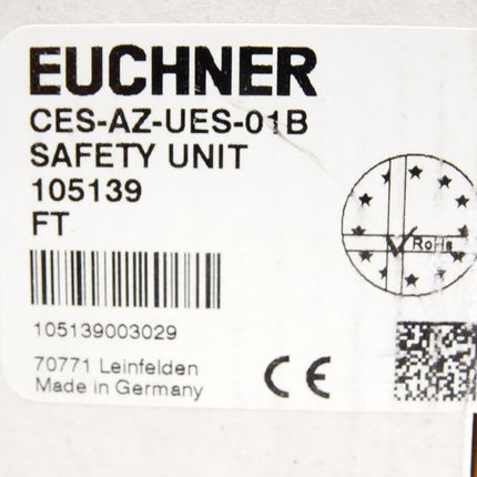 Euchner Auswertegerät 105139 CES-AZ-UES-01B / Neu OVP - Maranos.de
