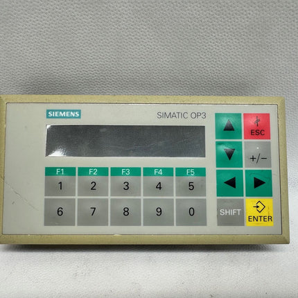 Siemens Front OP3 Panel 6AV3503-1DB10 Rahmen ok - Maranos.de