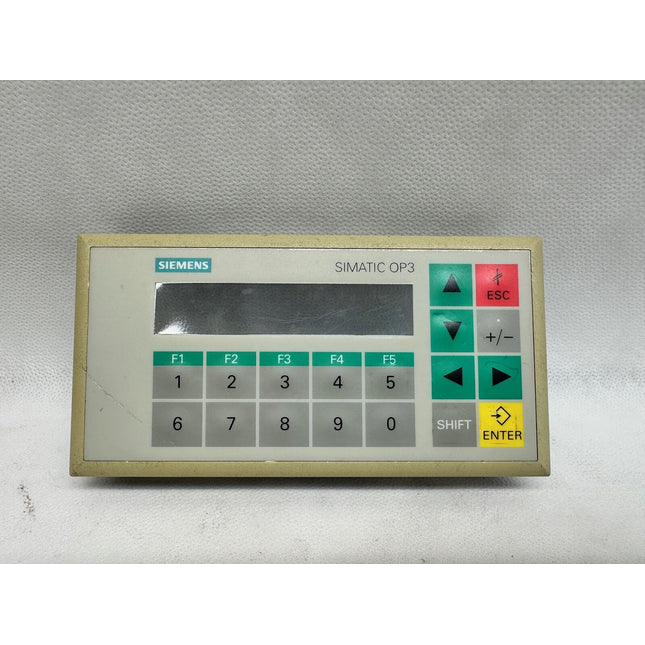 Siemens Front OP3 Panel 6AV3503-1DB10 Rahmen ok - Maranos.de