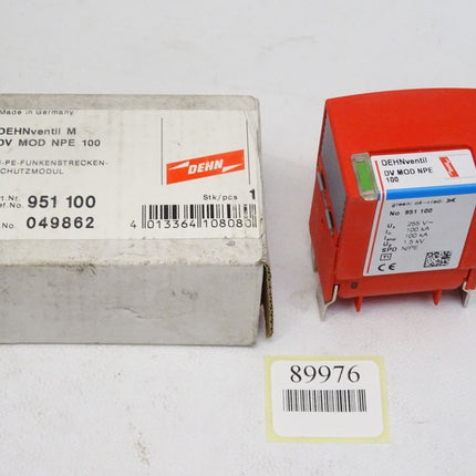 DEHNventil M DV MOD NPE 100 / N-PE-FUNKENSTRECKEN-SCHUTZMODUL / 951100 / Neu OVP - Maranos.de