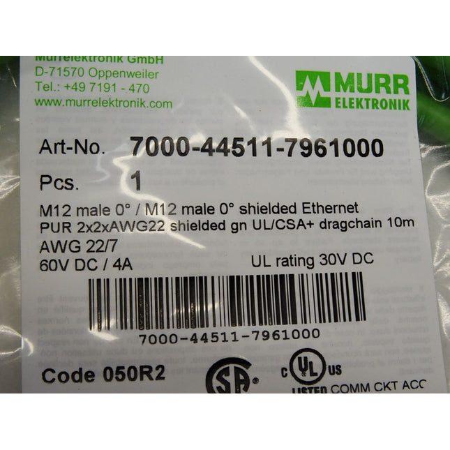 Murr Elektronik Kabel 7000-44511-7961000 / Neu OVP - Maranos.de