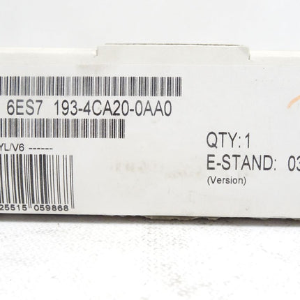 Siemens 6ES7193-4CA20-0AA0 / 6ES7 193-4CA20-0AA0 / Inhalt : 1 Stück / Neu OVP - Maranos.de