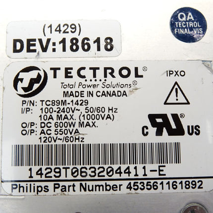 Tectrol TC89M-1429 Power Supply 600W Philips 453561161892 - Defekt - Maranos.de