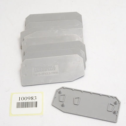 Phoenix Contact 3002801 D-ZFK2,5-TWIN End Platte / Inhalt : 10 Stück / Neu - Maranos.de