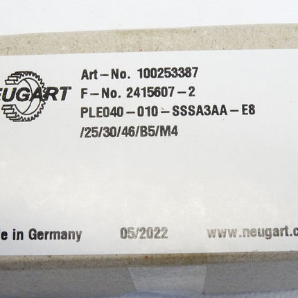 Neugart Planetengetriebe PLE040-010-SSSA3AA-E8 100253387 / Neu OVP - Maranos.de