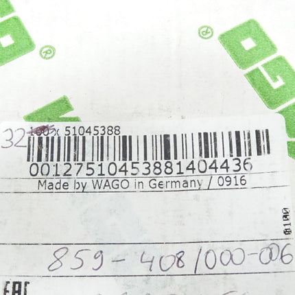 Wago Brücker 859-408/000-006 / Inhalt : 32 Stück / Neu OVP - Maranos.de