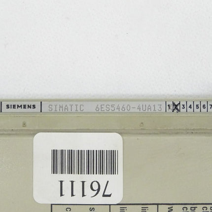 Siemens Simatic S5 6ES5460-4UA13 / 6ES5 460-4UA13 E:02 - Maranos.de
