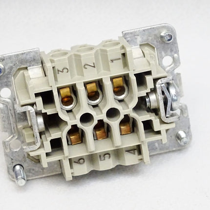 Wieland 70.300.0640.0 Buchseneinsatz revos Schraubausführung 6-polig / Neu - Maranos.de