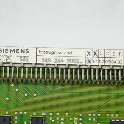 Siemens Sinumerik 6FX1126-4AA00 / 6FX1 126-4AA00 Interface E-Stand: 548 264 9001 / B 00 / 5482649001 - Maranos.de