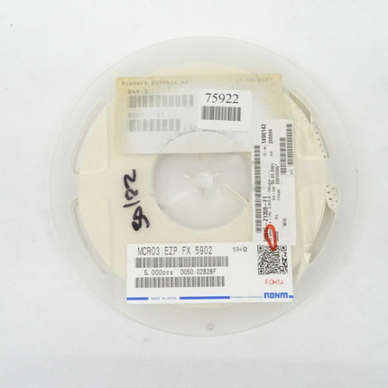 5000x RÖHM MCR03 EZP FX 5902 / 59 // V1615-Z1359-F1 59k Ohm / 0.063W - Maranos.de