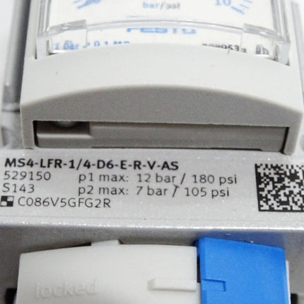 Festo 529150 MS4-LFR-1/4-D6-ERV-AS Filter-Regelventil / Unbenutzt - Maranos.de