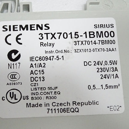 Siemens 3TX7015-1BM00 Relais - Maranos.de