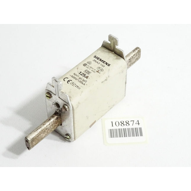 Siemens Sicherung 3NA3132 3NA3 132 125A NH1-gL/gG 500VAC 120kA - Maranos.de
