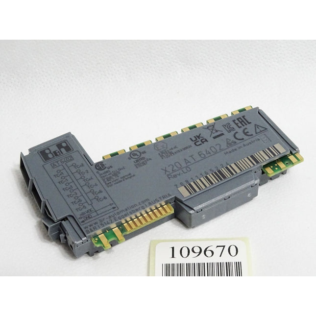 B&R X20AT6402 Rev.L0 X20 AT 6402 6 Eingänge für Thermoelemente - Maranos.de