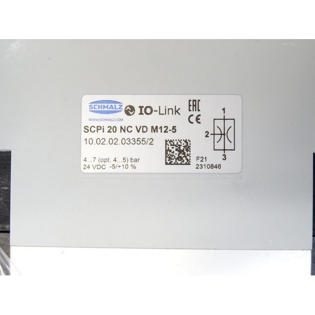 Schmalz Vakuum-Erzeuger SCPi 20 NC VD M12-5 / 10.02.02.03355 / Neu OVP - Maranos.de