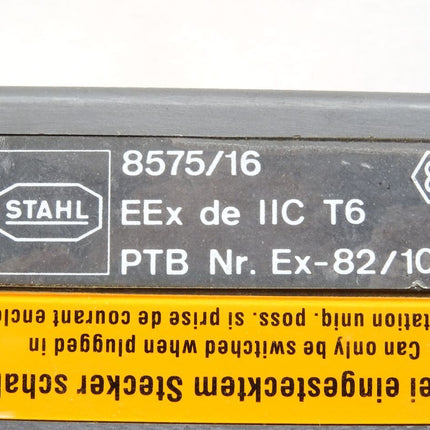 Stahl 8575/16 16A-6h/220/380-240/415V Schaltersteckdose - Maranos.de