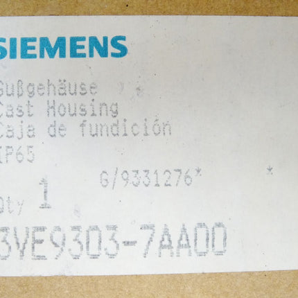 Siemens Gußgehäuse 3VE9303-7AA00 / Neu OVP - Maranos.de
