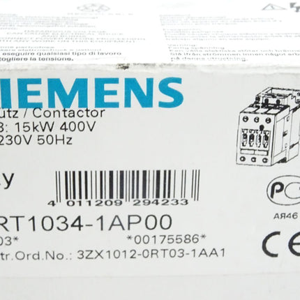 Siemens Schütz 3RT1034-1AP00 / Neu OVP - Maranos.de