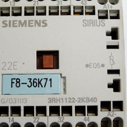 Siemens 3RH1122-2KB40 Koppelschütz - Maranos.de