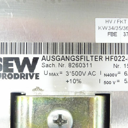 SEW MOVIDRIVE® MOVITRAC® Ausgangsfilter HF022-503 / HF 022-503 8260311 - Maranos.de