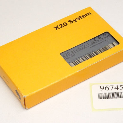 B&R X20AI4632-1  Rev.G0 4 analoge Eingänge / Neu OVP - Maranos.de