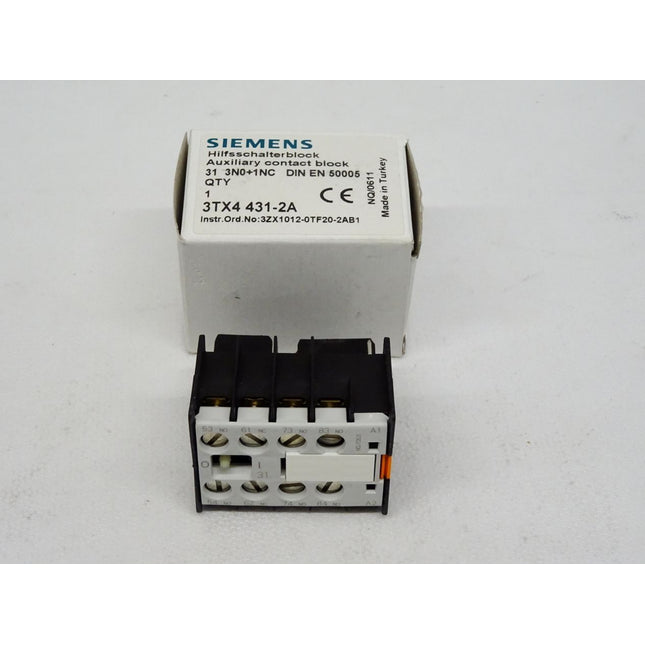 Siemens Hilfsschalterblock 3TX4431-2A / 3TX4 431-2A (3N0/1NC) NEU-OVP - Maranos.de