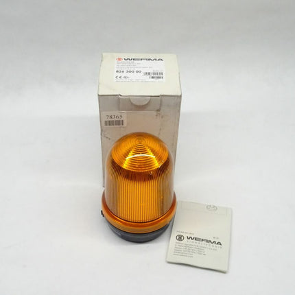Werma 826 300 00 Dauerleuchte BM 12-230VAC Signalleuchte gelb neu-OVP - Maranos.de