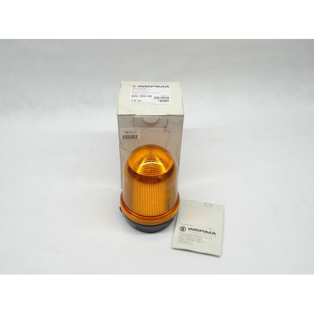 Werma 826 300 00 Dauerleuchte BM 12-230VAC Signalleuchte gelb neu-OVP - Maranos.de