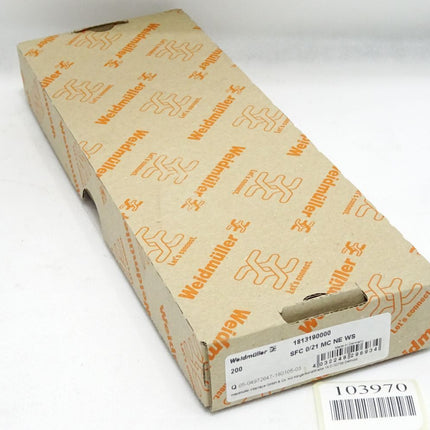 Weidmüller Leiter- und Kabelmarkierer 1813190000 SFC 0/21 MC NE WS / Inhalt : 200 Stück / Neu OVP - Maranos.de