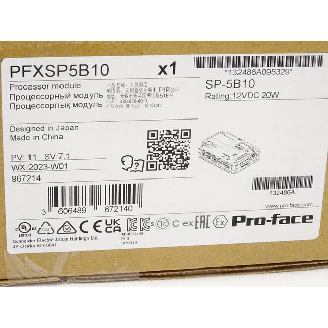 Schneider Electric ProFace Processor Module PFXSP5B10 SP-5B10 / Neu OVP - Maranos.de