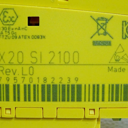 B&R X20SI2100 Rev.L0 X20 SI 2100 Digitales Eingangsmodul - Maranos.de