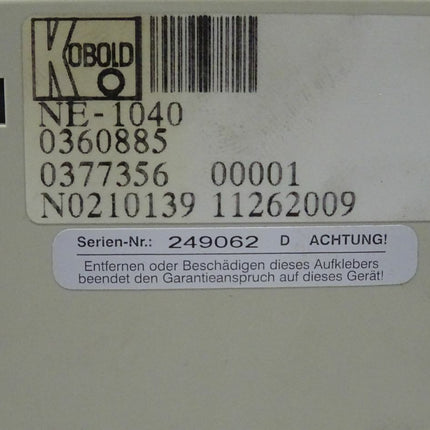 Kobold NE-1040 / 0360885 Elektrodenrelais / NE-104 - Maranos.de